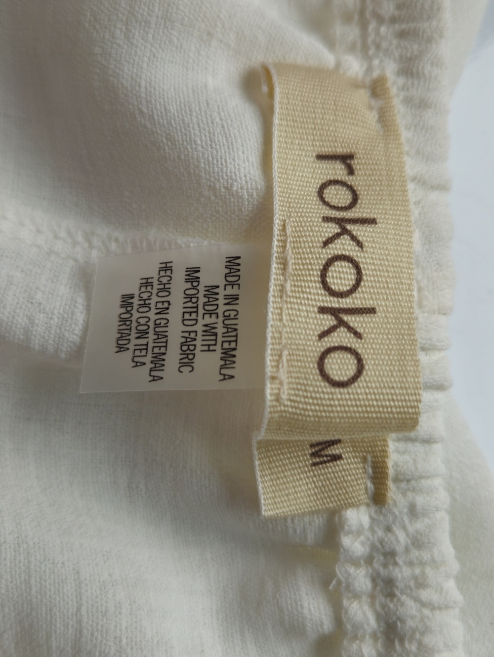 NWT Rokoko Off‑Shoulder Smocked Blouse - Picture 2 of 5